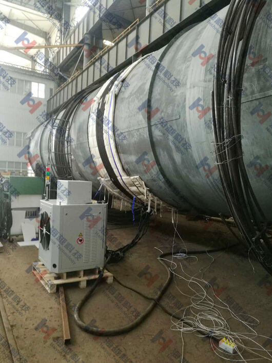 化工行业 工件直径4000壁厚100 焊后消应力热处理